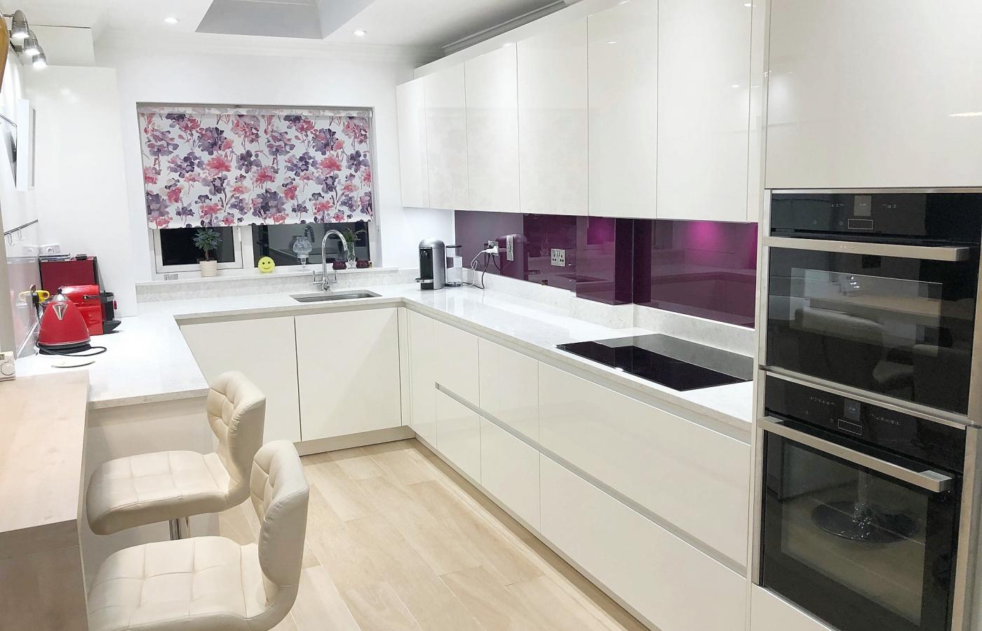 kitchen glass splashback