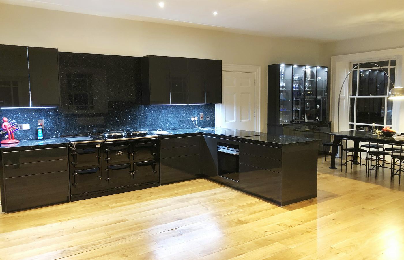 Granite splashback
